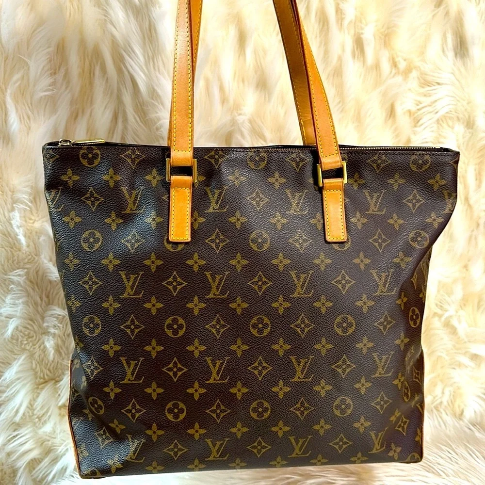 Louis Vuitton Cabas Mezzo Monogram Shoulder Tote - Excellent Preloved Condition